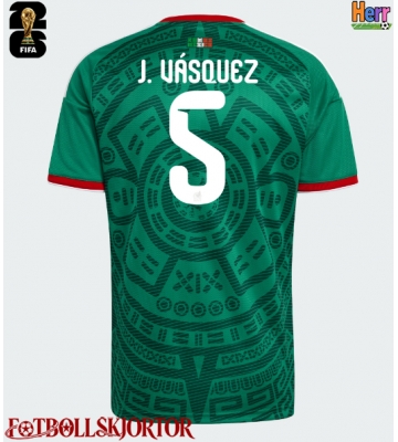 Mexiko Johan Vasquez #5 Hemmatröja VM 2026 Kortärmad